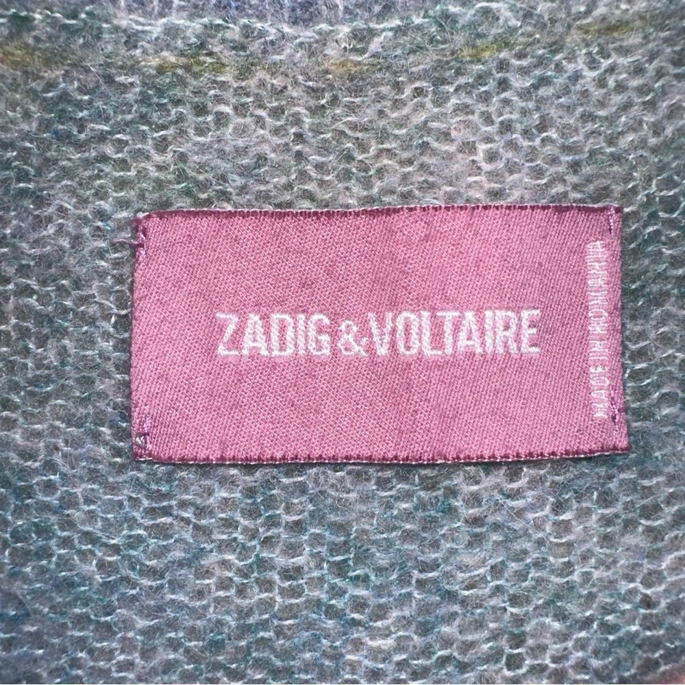 Zadig & Voltaire Multicolored Sunday Sweater Top Size XS $478 NWOT - Picture 7 of 11